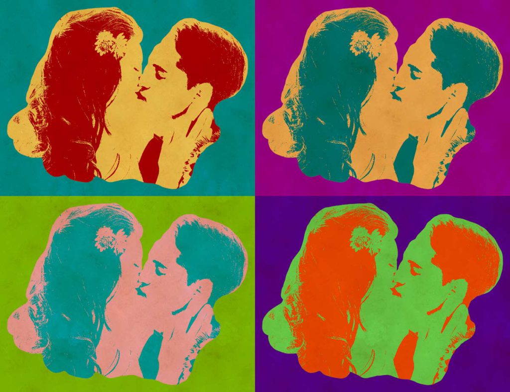 popart-hochzeitsfoto